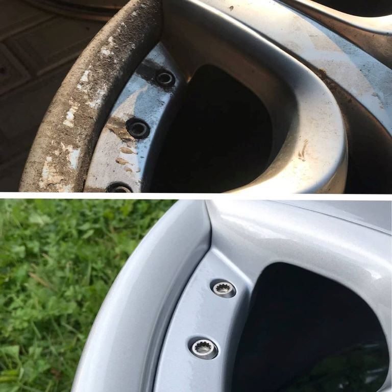 Malowanie skręcanych felg Bentley R20