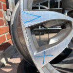 Proces malowania felg z toczeniem CNC frontów BMW X5 R20