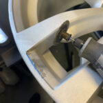 Proces malowania felg z toczeniem CNC frontów BMW X5 R20