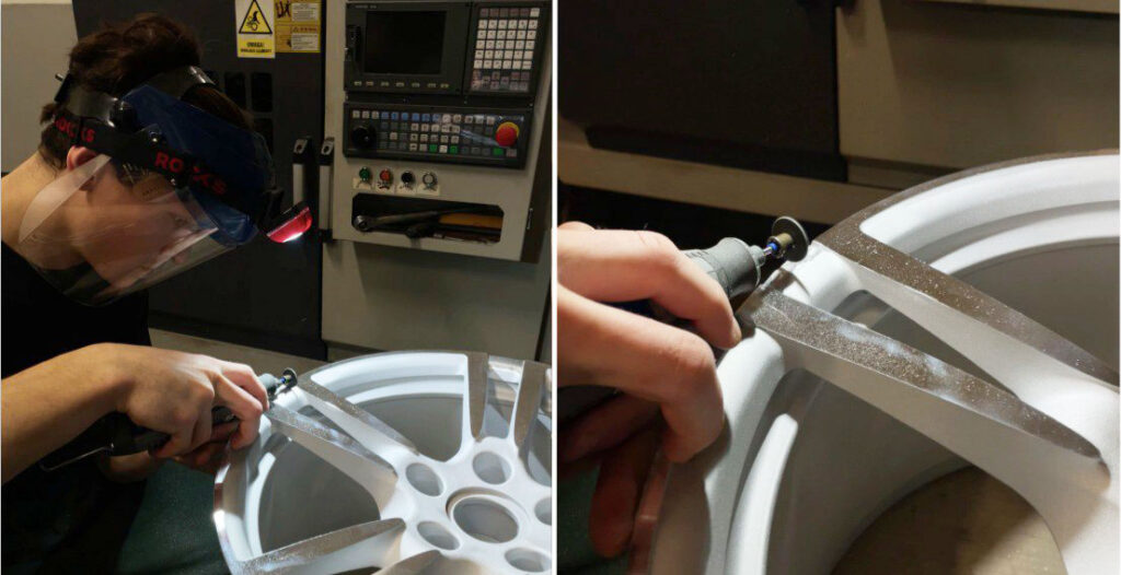 Proces renowacji felg